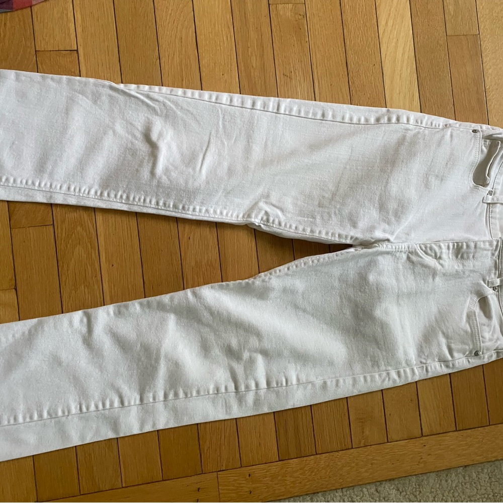 LOFT Cream Denim Pants